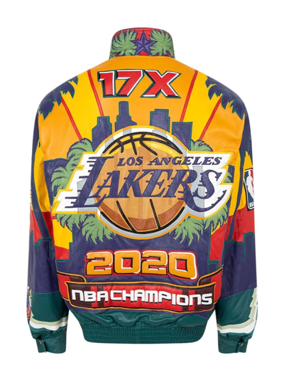 Shop Jeff Hamilton X Lakers 2020 Bomber Jacket In Violett
