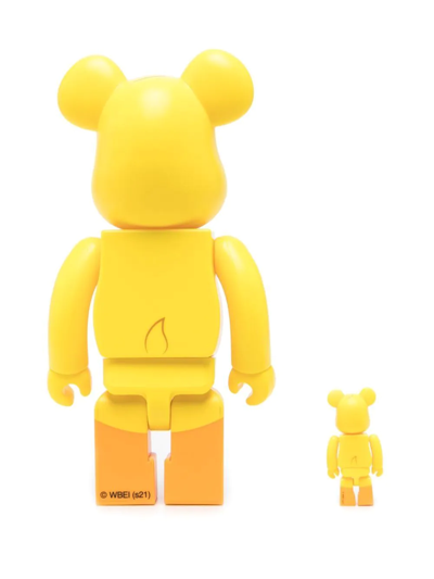 Medicom Toy X Warner Bros Be@rbrick Tweety 100% And 400% Figure Set In Yellow