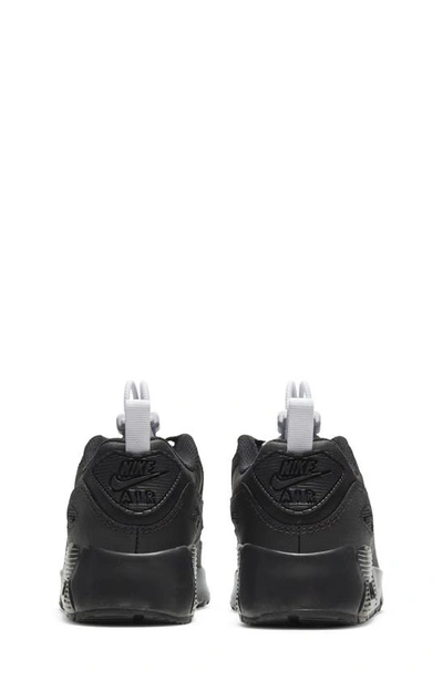 Shop Nike Kids' Air Max 90 Toggle Sneaker In Black/ Black
