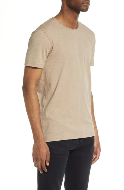 Allsaints Slim Fit Crewneck T-shirt In Pebblestone Taupe