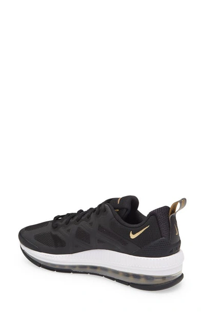 Shop Nike Air Max Genome Sneaker In Black/ Metallic Gold