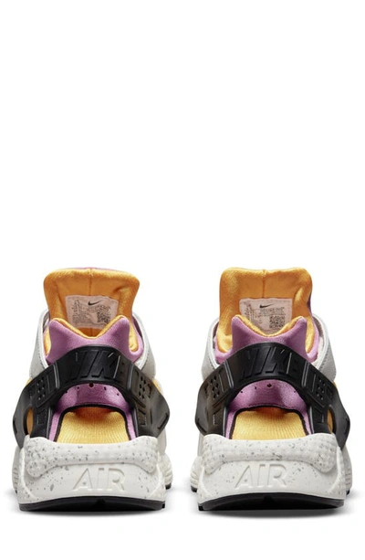 Nike Air Huarache ''light Bone/lethal Pink-univers'' Sneakers In Bone/ Gold/ Black/ Lethal Pink