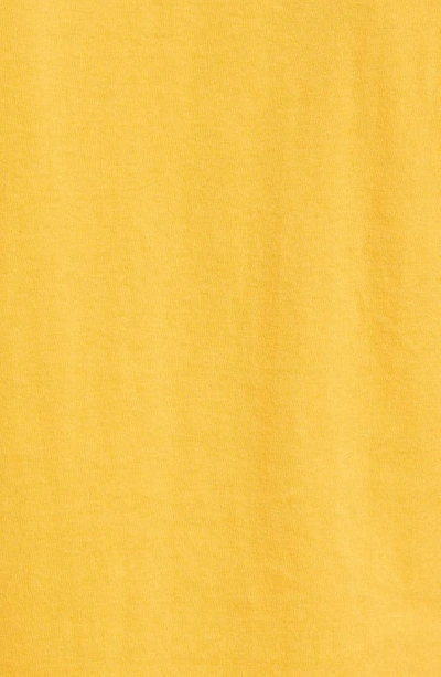 Shop Comme Des Garçons Play Small Heart Cotton T-shirt In Yellow
