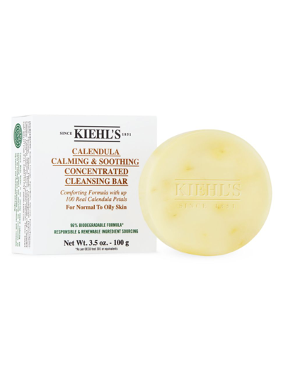 Shop Kiehl's Since 1851 Women's Calendula Calming & Soothing Concentrated Facial Cleansing Bar