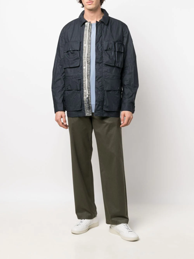 Woolrich Silverbow Field Jacket In Blue