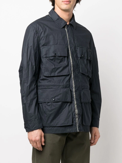 Woolrich Silverbow Field Jacket In Blue