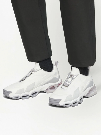 Shop Prada Low-top Collision Cross Sneakers In White