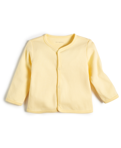 Shop First Impressions Unisex Cardigan, Created For Macy's In Yellow Light