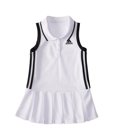 Adidas Originals Toddler Girls Sleeveless Polo Dress In White | ModeSens