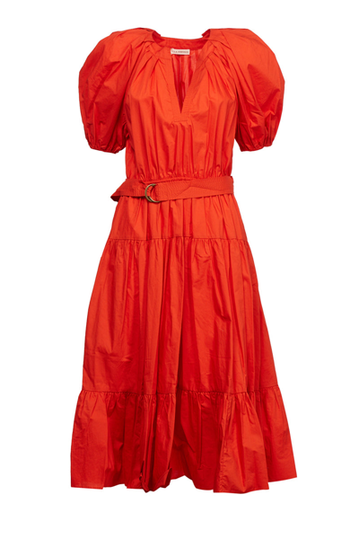 Shop Ulla Johnson Woman Dress In Rosso
