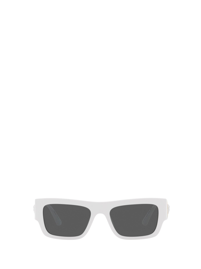 Shop Versace Eyewear Sunglasses In White