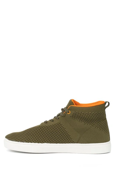 Shop New York And Company Hill Knit Chukka Sneaker In Olive