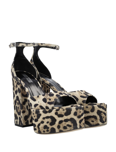 Paris Texas Tatiana 130 Cheetah-print Suede Sandals In Cheetah