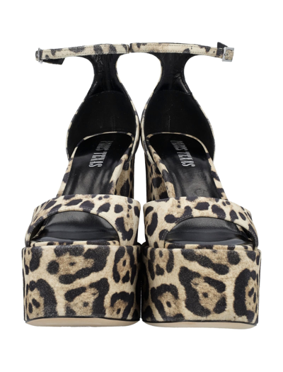 Paris Texas Tatiana 130 Cheetah-print Suede Sandals In Cheetah