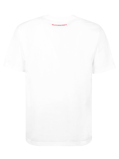 Shop Burberry Monster-print T-shirt In White