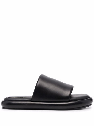 Shop Proenza Schouler Women's Black Leather Sandals