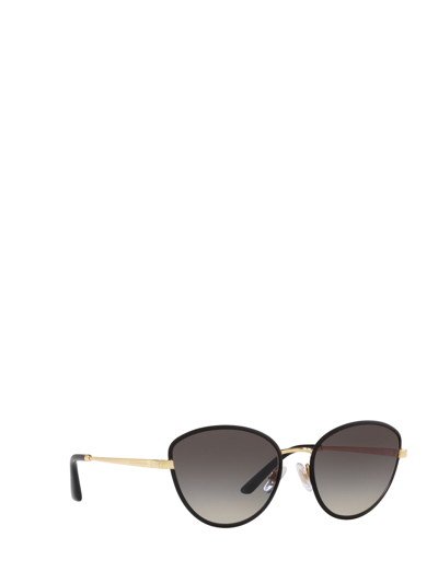 Shop Dolce & Gabbana Eyewear Sunglasses In Gold / Matte Black