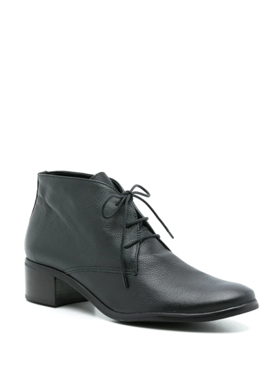 Shop Sarah Chofakian Rizzo Ankle Boots In Black