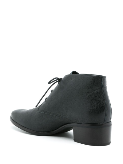 Shop Sarah Chofakian Rizzo Ankle Boots In Black