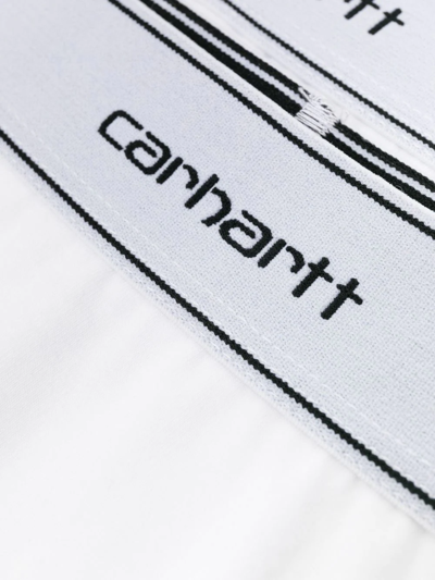 Carhartt Logo-waistband Boxers Set Of 2 In White
