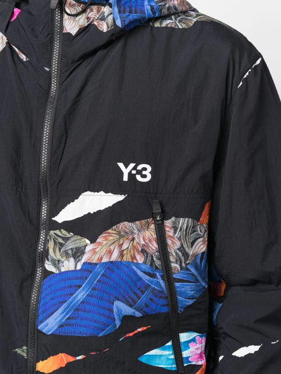 Shop Y-3 Graphic Print Lightweight Jacket In Black