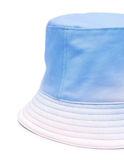 Shop Missoni Ombre-effect Bucket Hat In Blue
