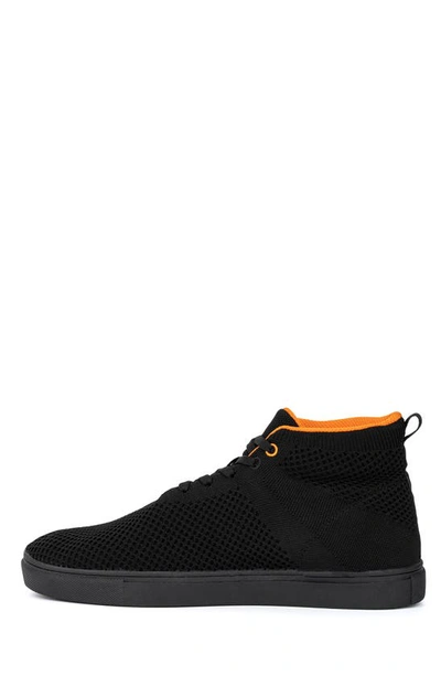 Shop New York And Company Hill Knit Chukka Sneaker In Black