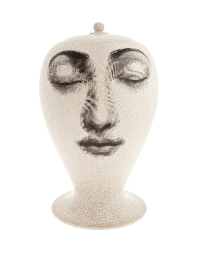 Fornasetti Jar By "bitossi Ceramiche" In White