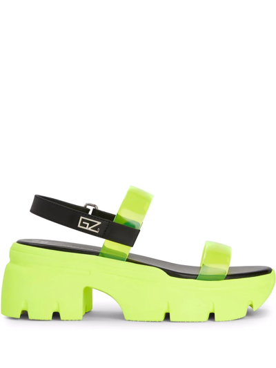 Giuseppe Zanotti Apocalypse Chunky-sole Sandals In Yellow