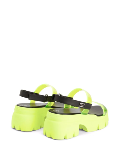 Giuseppe Zanotti Apocalypse Chunky-sole Sandals In Yellow