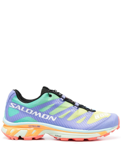 Shop Salomon Xt-4 Trail Running Sneakers In Violett