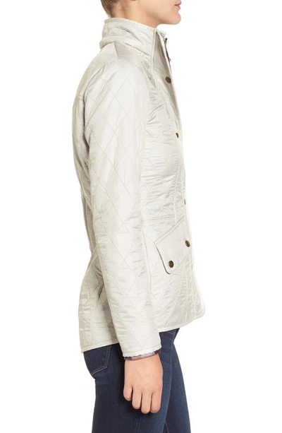 Shop Barbour Flyweight Quilted Jacket In Jasmine/ Pearl