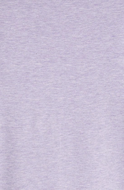 Travismathew Floaties Quarter Zip Pullover In Heather Mulled Grape