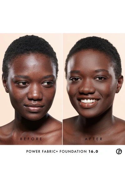 Shop Giorgio Armani Power Fabric+ Foundation Spf 25 In 16