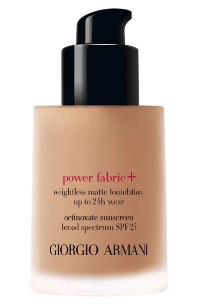 Shop Giorgio Armani Power Fabric+ Foundation Spf 25 In 7