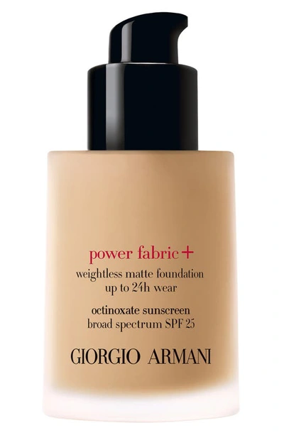 Shop Giorgio Armani Power Fabric+ Foundation Spf 25 In 4