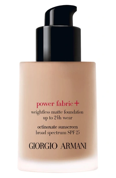Shop Giorgio Armani Power Fabric+ Foundation Spf 25 In 5.25