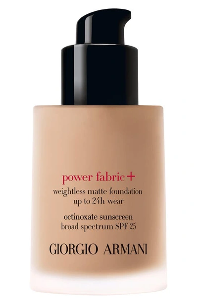 Shop Giorgio Armani Power Fabric+ Foundation Spf 25 In 5.5