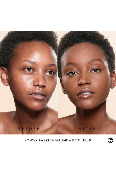 Shop Giorgio Armani Power Fabric+ Foundation Spf 25 In 13