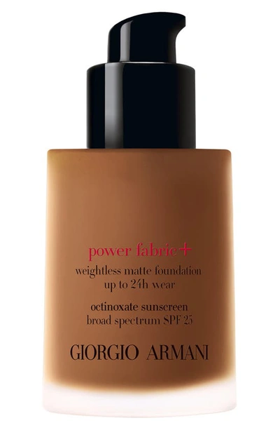 Shop Giorgio Armani Power Fabric+ Foundation Spf 25 In 13