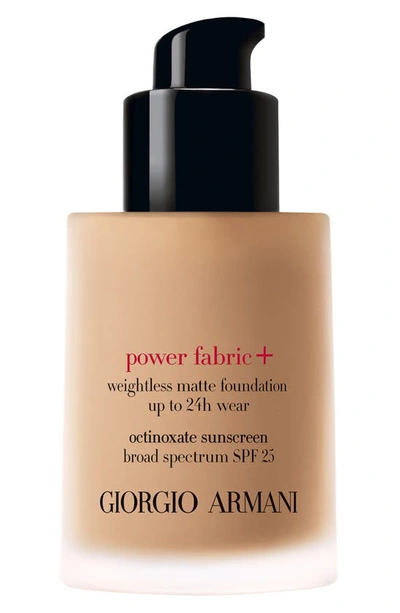 Shop Giorgio Armani Power Fabric+ Foundation Spf 25 In 6.25