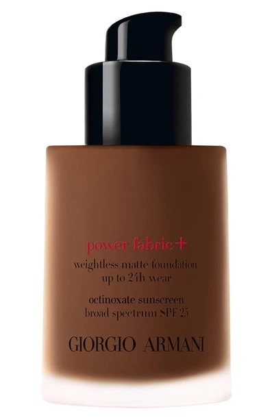 Shop Giorgio Armani Power Fabric+ Foundation Spf 25 In 15
