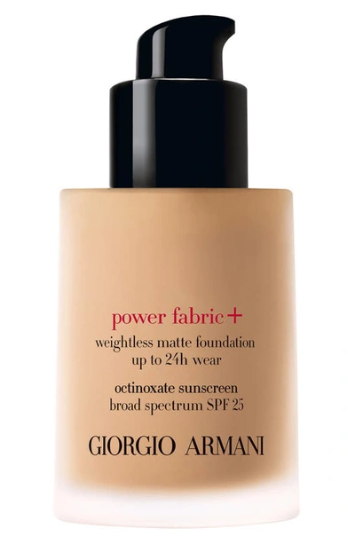 Shop Giorgio Armani Power Fabric+ Foundation Spf 25 In 6.5