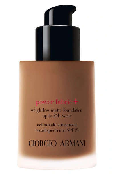 Shop Giorgio Armani Power Fabric+ Foundation Spf 25 In 11