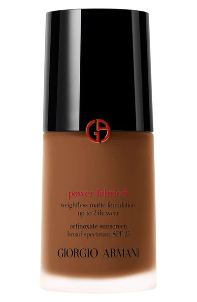 Shop Giorgio Armani Power Fabric+ Foundation Spf 25 In 14