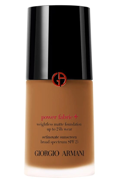 Shop Giorgio Armani Power Fabric+ Foundation Spf 25 In 10