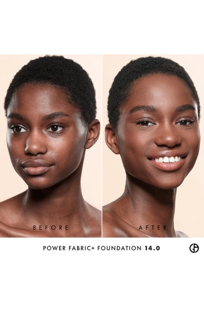 Shop Giorgio Armani Power Fabric+ Foundation Spf 25 In 14