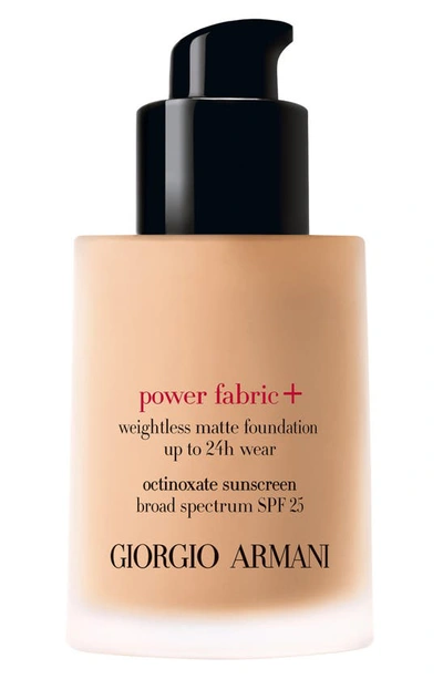 Shop Giorgio Armani Power Fabric+ Foundation Spf 25 In 4.25
