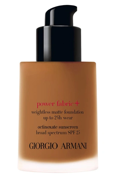 Shop Giorgio Armani Power Fabric+ Foundation Spf 25 In 10