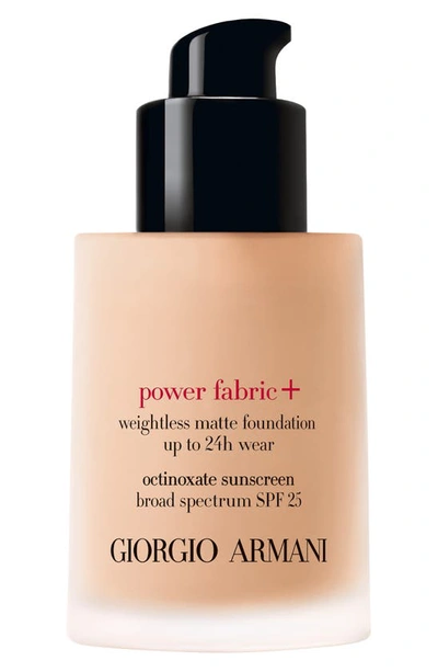 Shop Giorgio Armani Power Fabric+ Foundation Spf 25 In 2.5